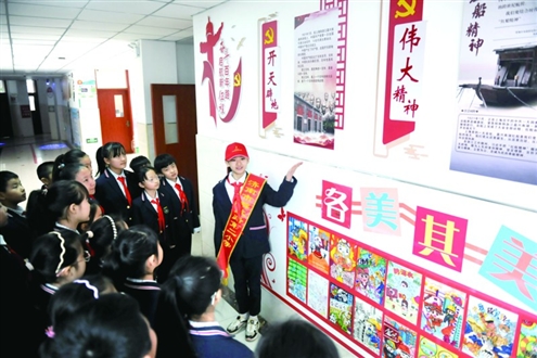 学校坚持“健行教育”办学宗旨,培育新时代健行少年 记者 王晓峰 摄